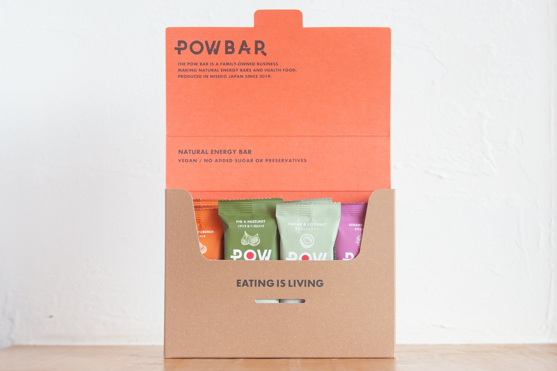 POW BAR ミックスボックス 12本入り|自然素材の無添加エナジーバー詰め合わせ(人気フレーバー)