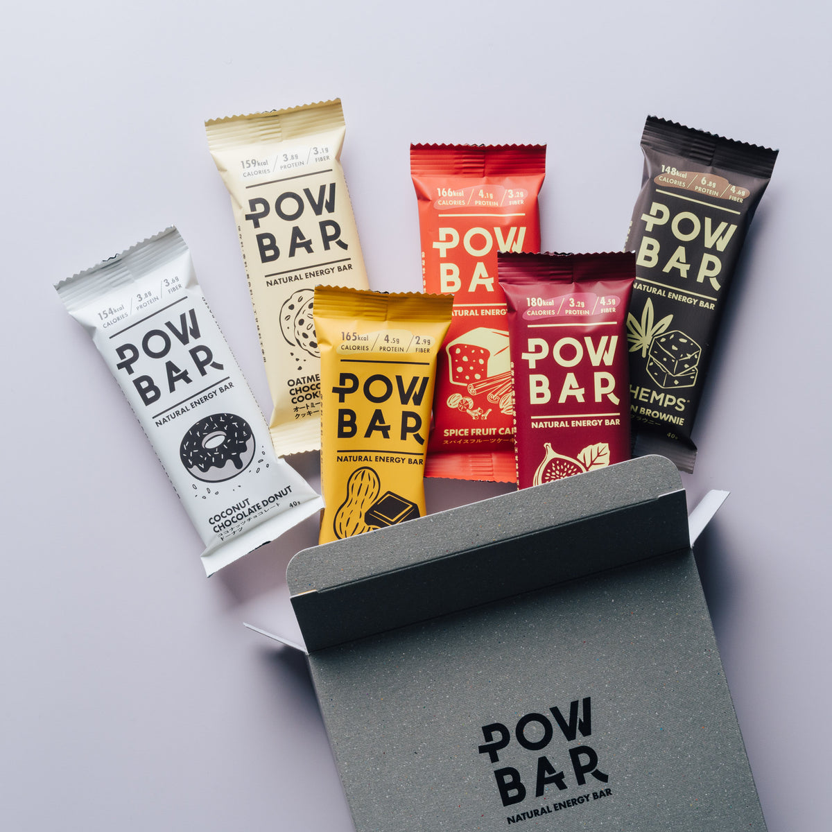 エナジーバーお試しセット｜全6種フレーバー入り｜自然素材・無添加｜POW BAR – The POW BAR