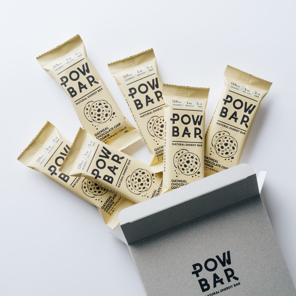 オートミール チョコレートチップ｜自然素材のエナジーバー｜無添加・プラントベース｜POW BAR – The POW BAR